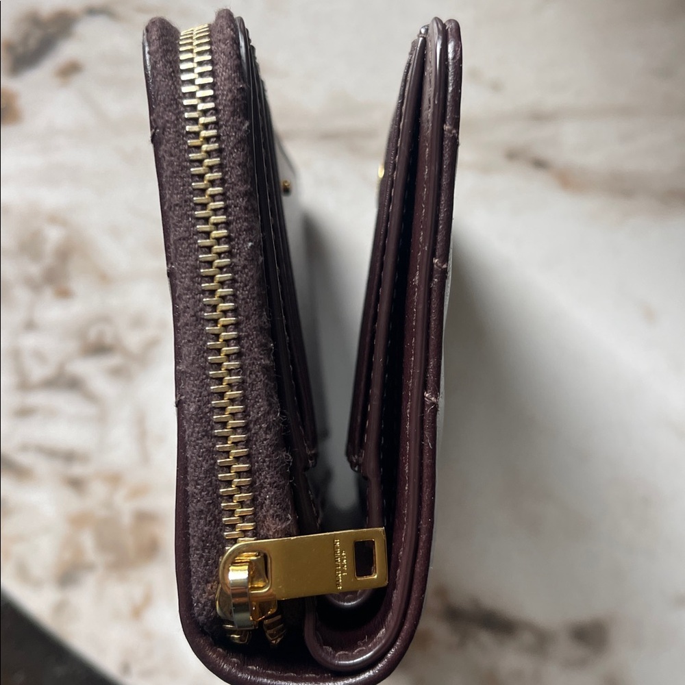 Saint Laurent Quilted Joan Zip Around Wallet - Picture 4 of 9